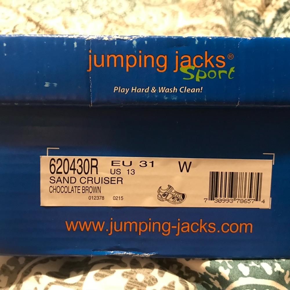 Jumping-Jack Sz13W boy’s sandals NIB